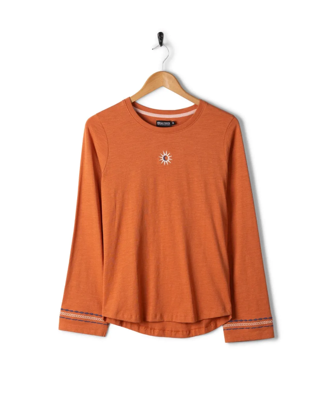 Birdie - Womens Long Sleeve T-Shirt - Orange sports activity Sleeveless
