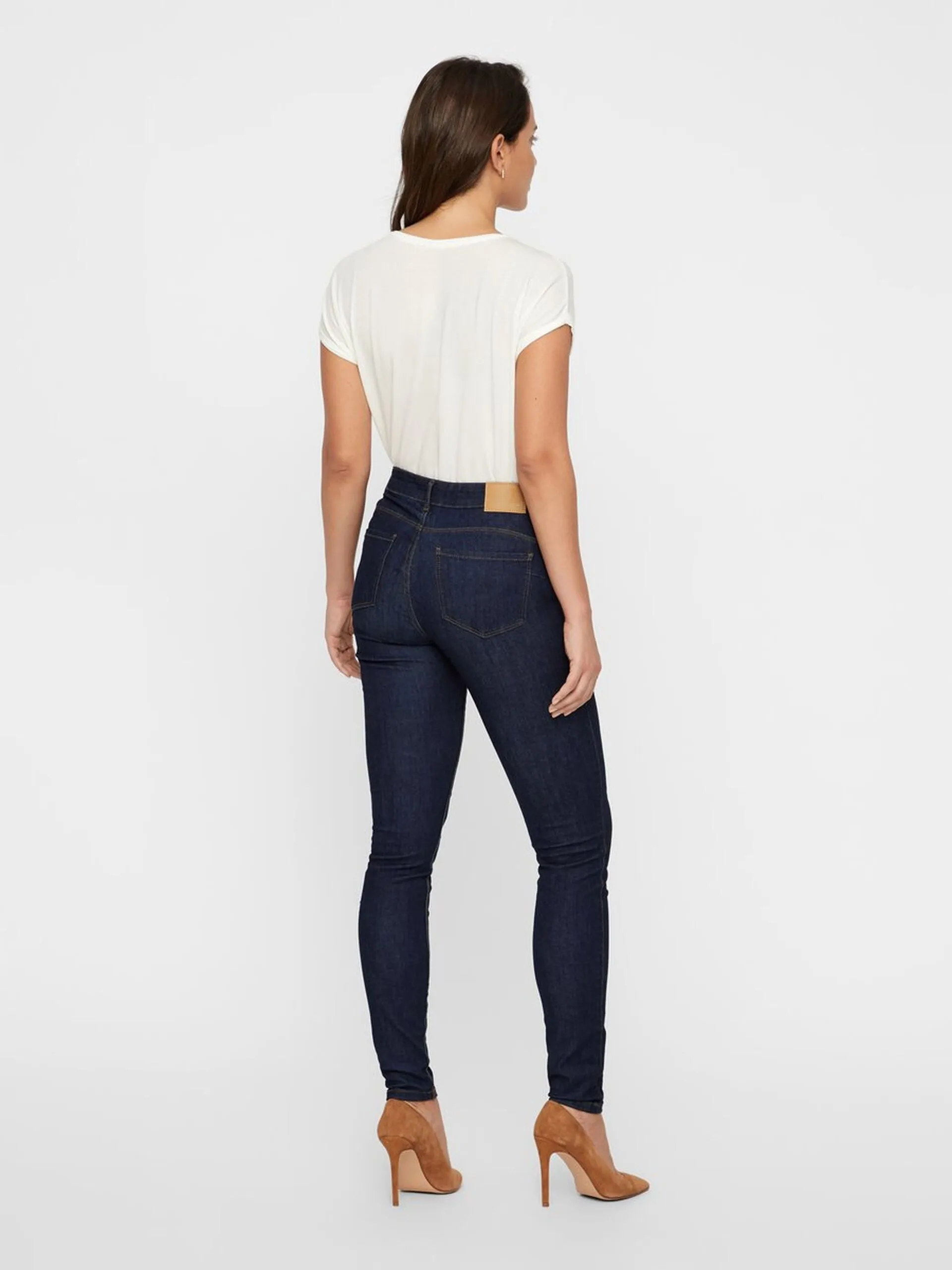 Seven Shape Up Jeans In Dark Blue Denim NonChafingLegs Sporty Design
