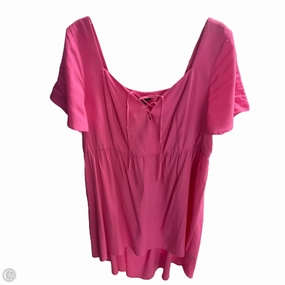 Airflow Optimized Weave HighDensity Weave Tunic Short Sleeve By Torrid In Pink, Size: 2x