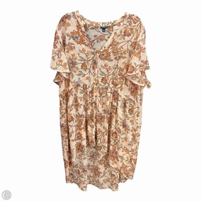 Blouse Short Sleeve By Torrid In Multi-colored, Size: 4x RelaxedSilhouette