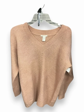 Sweater By H&m In Tan, Size: Xs Textured Fabric Finish ComfortStretch