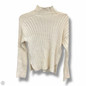DoubleStitched Seamless Knit Design Sweater By Abercrombie And Fitch In Cream, Size: Xxs
