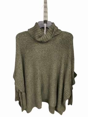 RibbedHemline Sweater By Alya In Green, Size: M