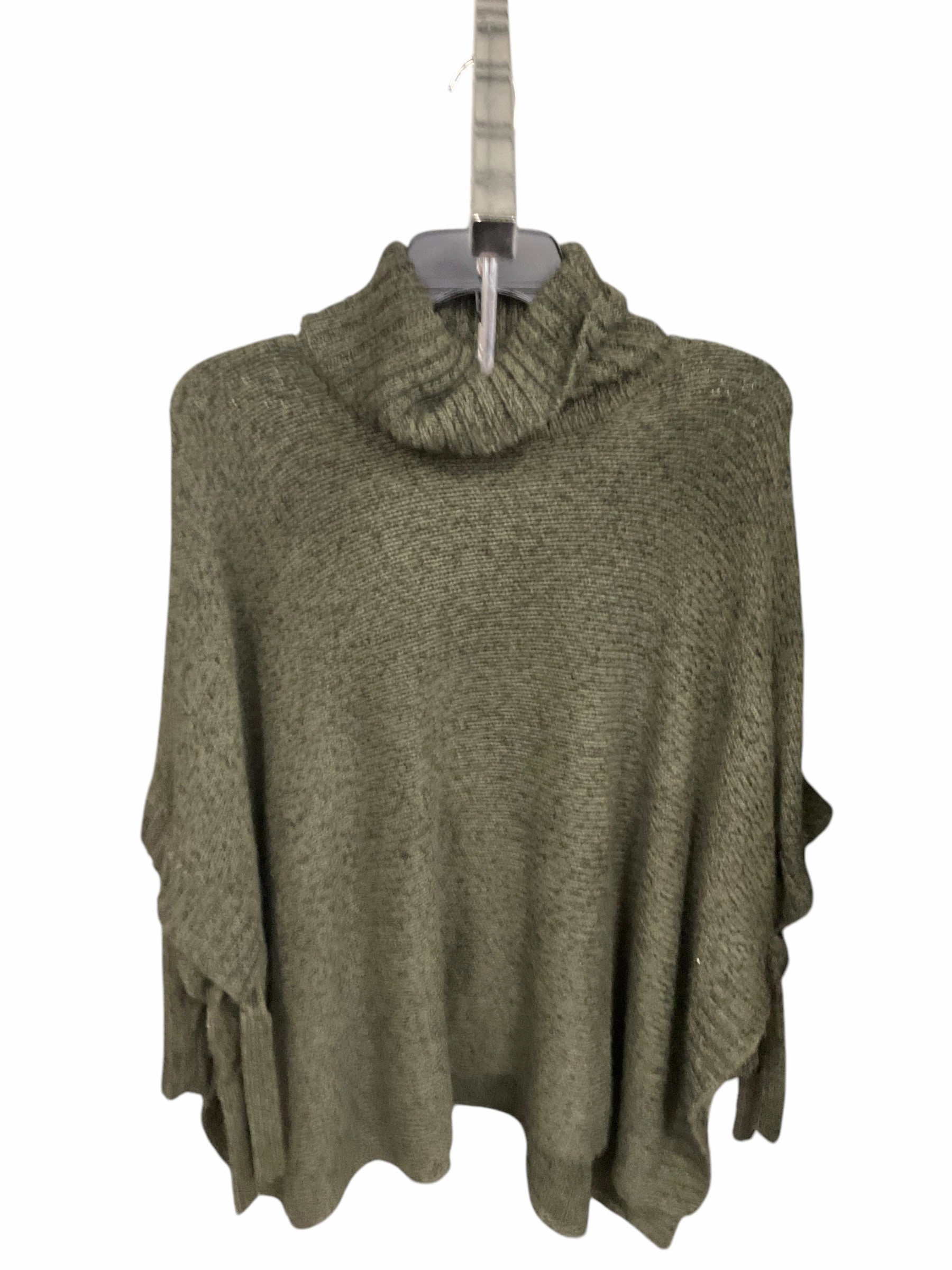 RibbedHemline Sweater By Alya In Green, Size: M