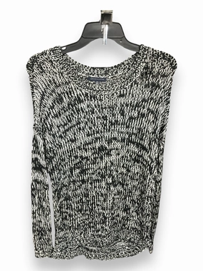 Sweater By American Eagle In Black & White, Size: L ZeroWastePattern