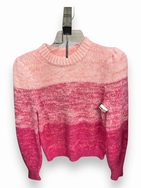 ReinforcedHem WaterRepellent Coating Sweater By Banana Republic In Pink, Size: S