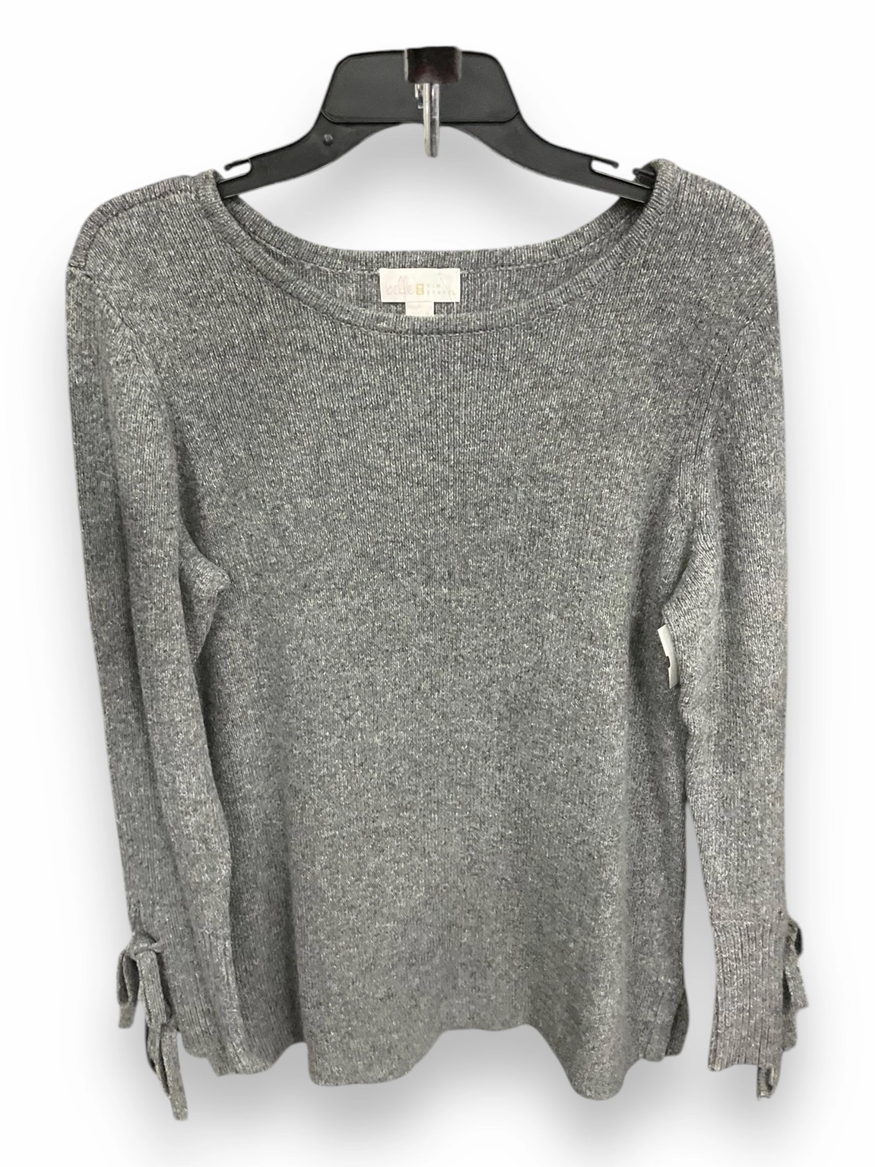 Sweater By Belle By Kim Gravel In Grey, Size: L Relaxed Tank SweatWicking Fabric