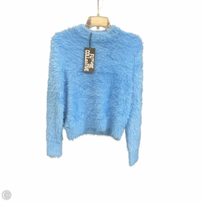 Sweater By Clothes Mentor In Blue, Size: S Bound Seam Edges