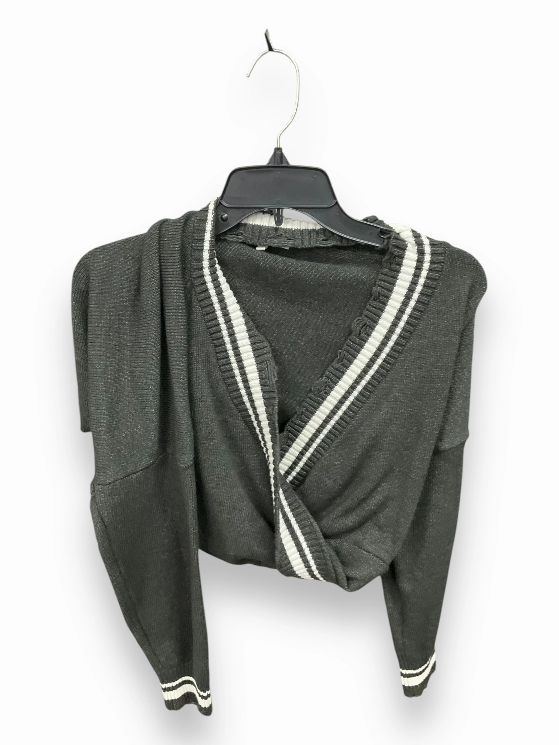 Friction Resistant Shoulder Simple Pullover Sweater By Clothes Mentor In Green, Size: L