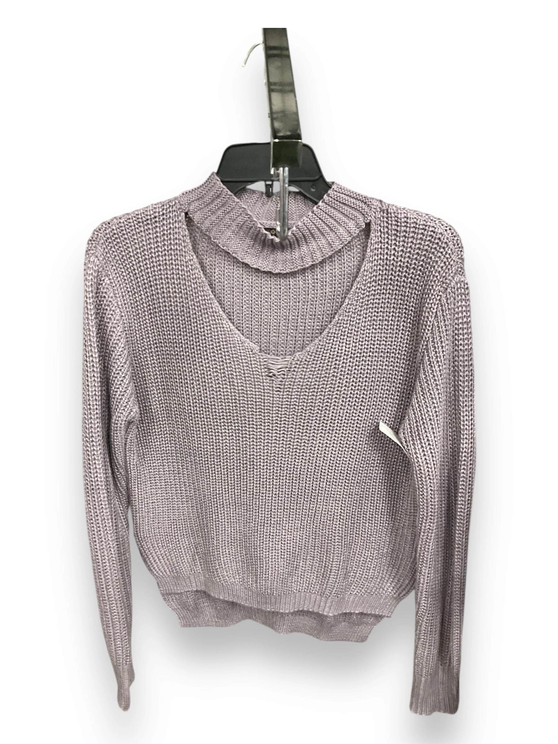 Fade Resistant Dye Sweater By Clothes Mentor In Purple, Size: S
