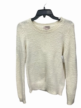 Quick Dry Tech SnagResistant Fabric Sweater By Forever 21 In Cream, Size: S