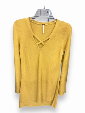 Cozy Fit Sweater By Free People In Yellow, Size: S