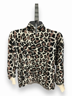 Sweater By Line & Dot In Leopard Print, Size: L Easy to Wear QuickPackFoldableDesign