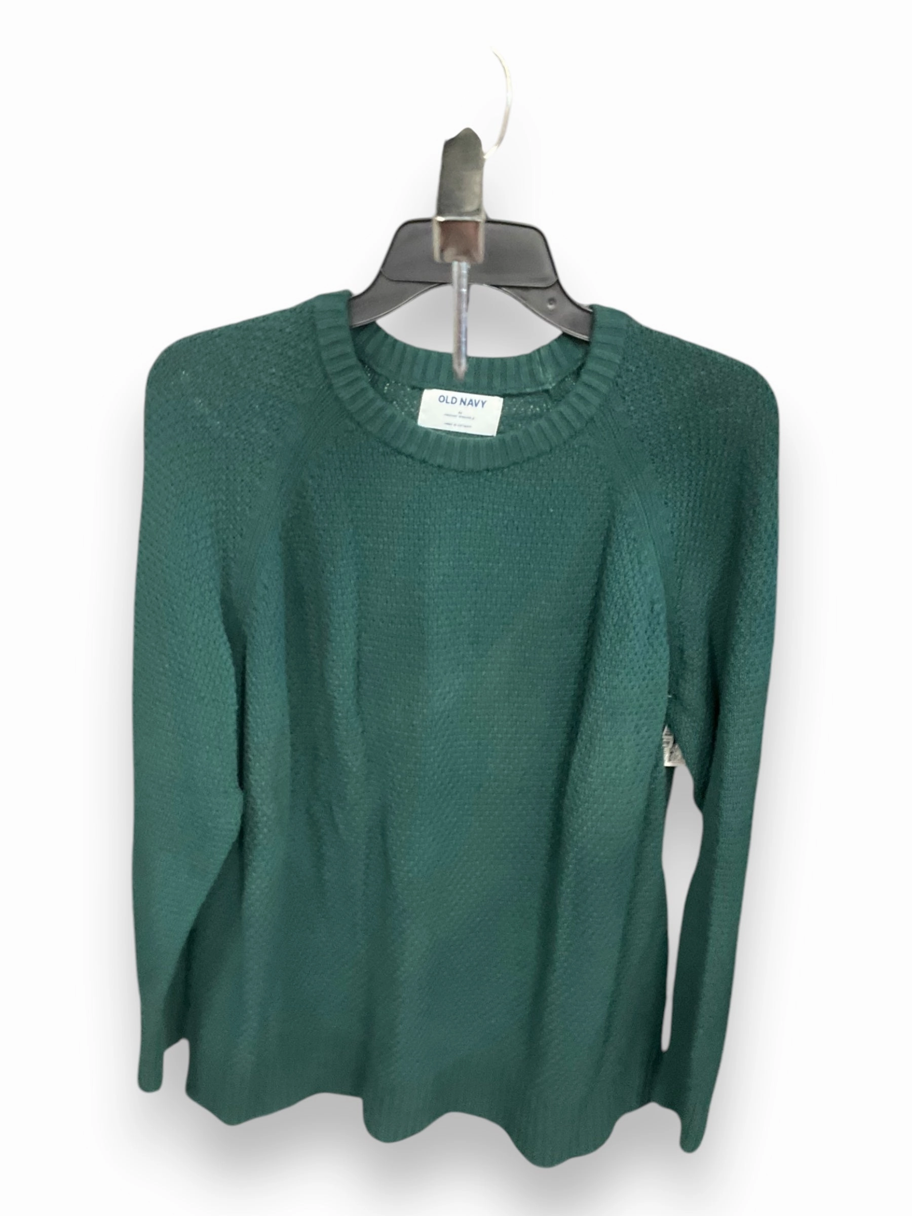 Sweater By Old Navy In Teal, Size: M Sustainable Textile Ribbed Trims