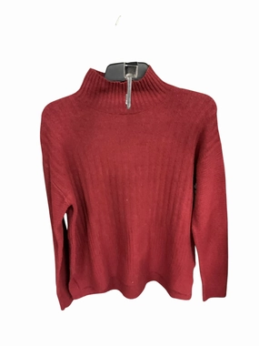 Sweater By Time And Tru In Red, Size: Xs AntiStaticInnerLining Double Stitched Hem