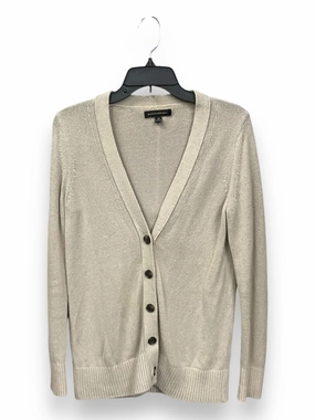 EcoCertified Odor Resistant Material Sweater Cardigan By Banana Republic In Beige, Size: Xs