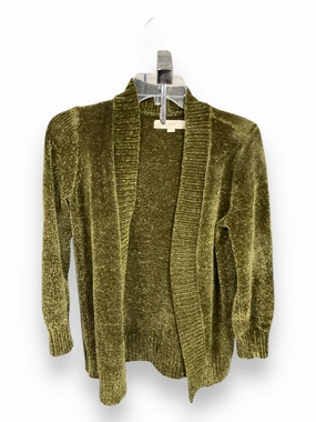 Sweater Cardigan By Loft In Green, Size: S Cool and Breezy Anti Pilling