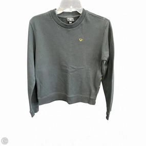 Slim Silhouette Sweatshirt Crewneck By True Religion In Black & Gold, Size: Sp