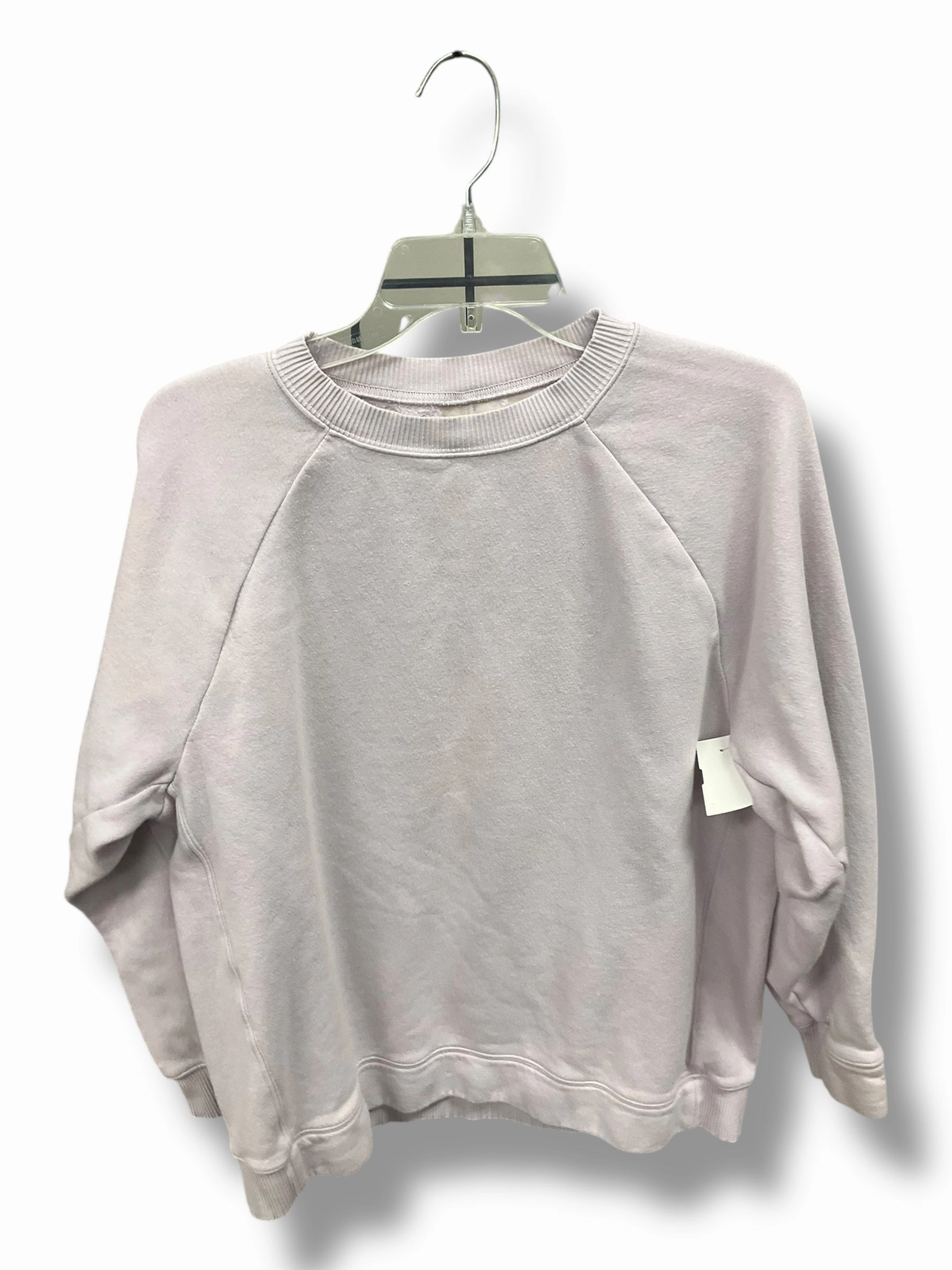 RecycledPolyesterBlend Stylish Look Sweatshirt Crewneck By Zella In Purple, Size: M