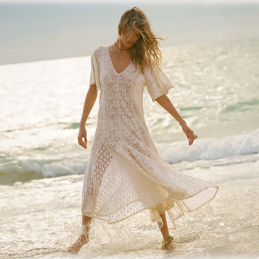 Fashion Layers Lux Lisbon Lace Handkerchief Dress