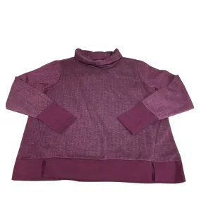 NonToxic Certification Athletic Top Long Sleeve Crewneck By Avia In Purple, Size: 2x