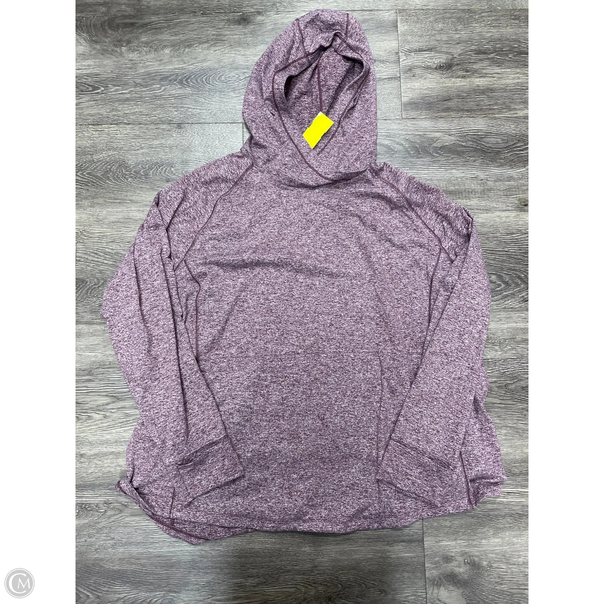 Multi Pocket Configuration Athletic Top Long Sleeve Hoodie By Duluth Trading In Maroon, Size: 2x