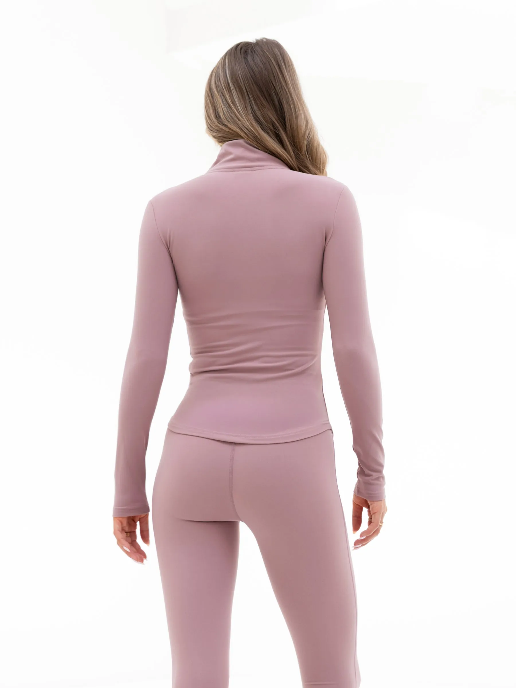 Ultraviolet Protection Reinforced Zippers Ultimate Full Zip Jacket - Dusty Pink
