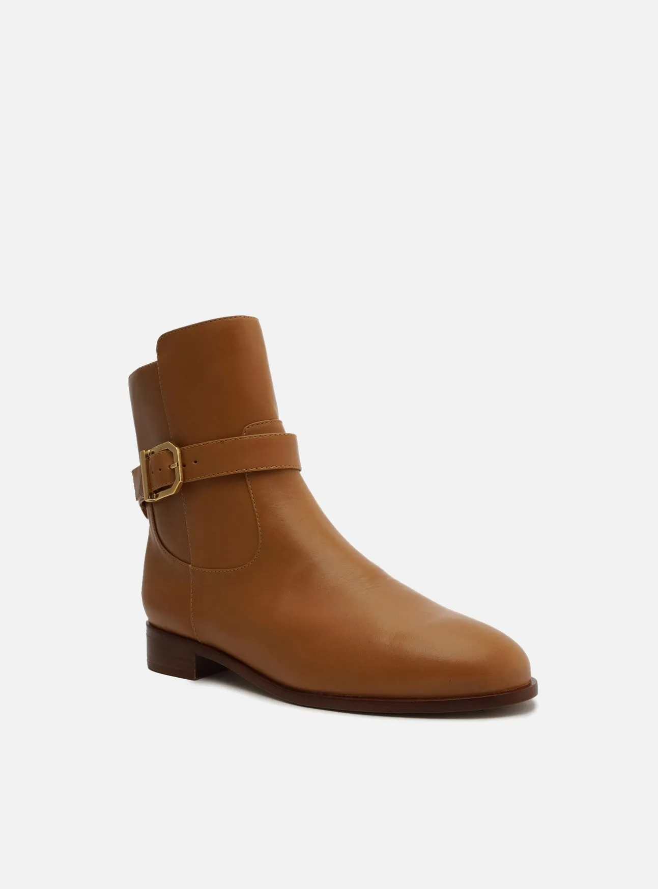Samantha Leather Block Boot Thermal Core Morning Walk Hope Step
