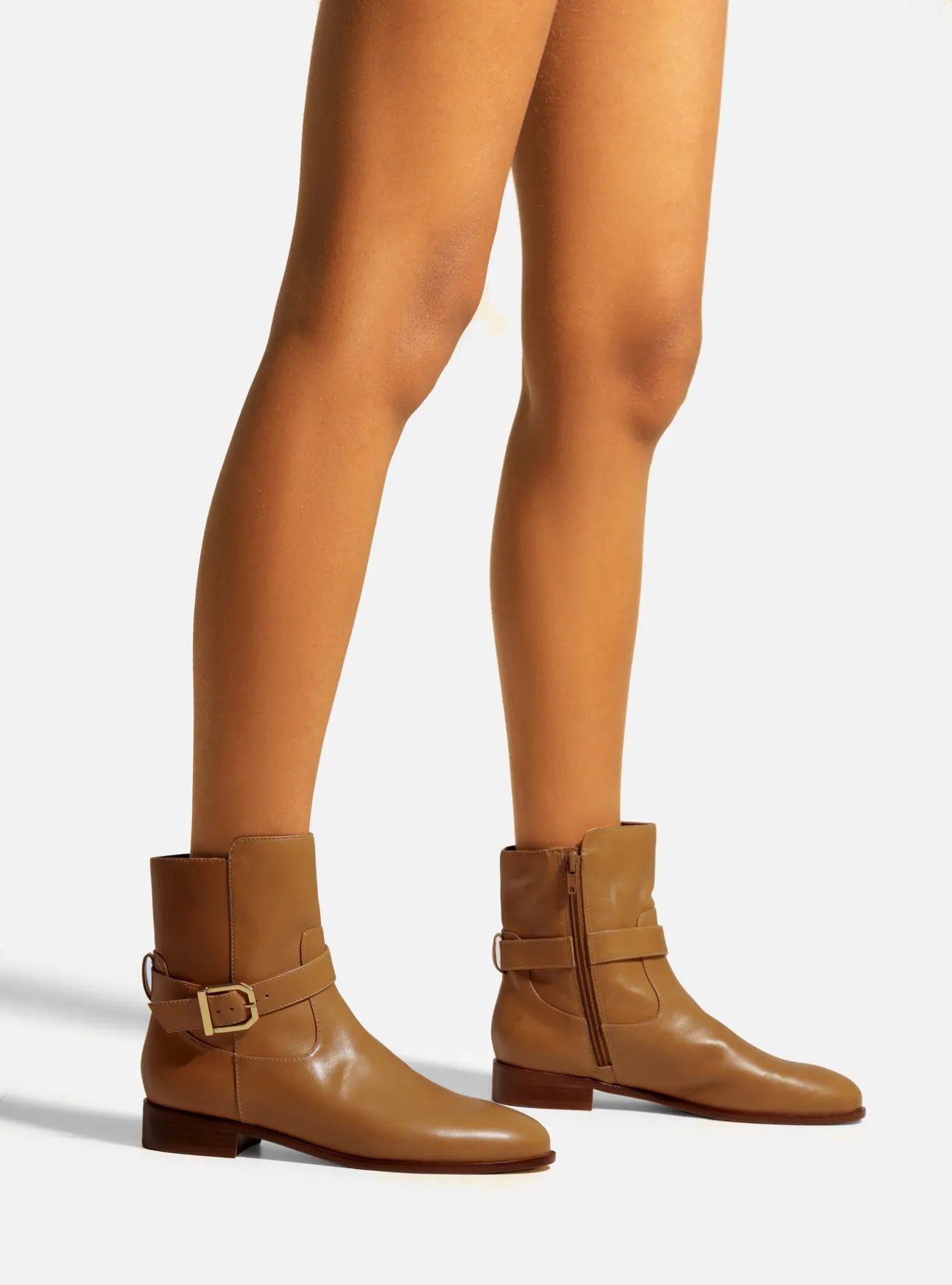 well-made Samantha Leather Block Boot
