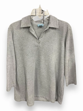 Mat Top Long Sleeve By Mimi Maternity, Size: M Elastic Edge Binding FrenchTerryTexture