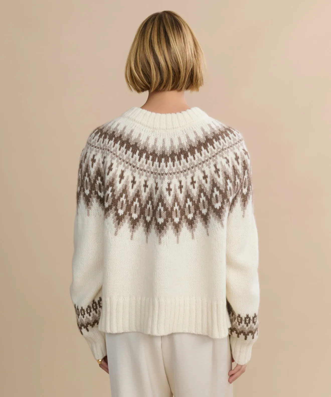 Casual Comfort Layer Timeless Cozy Thatcher Crewneck Cardigan