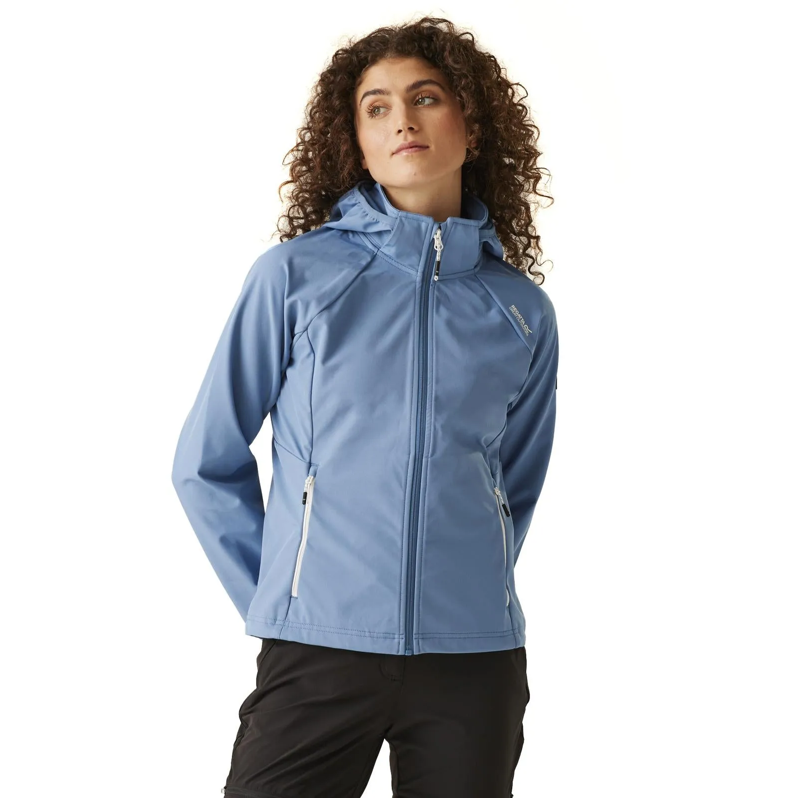 Regatta Womens Bourda Softshell Hooded Jacket NoiseFreeFabric