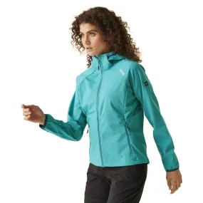 Regatta Womens Bourda Softshell Hooded Jacket Stain Resistant Material QuickAccessPockets