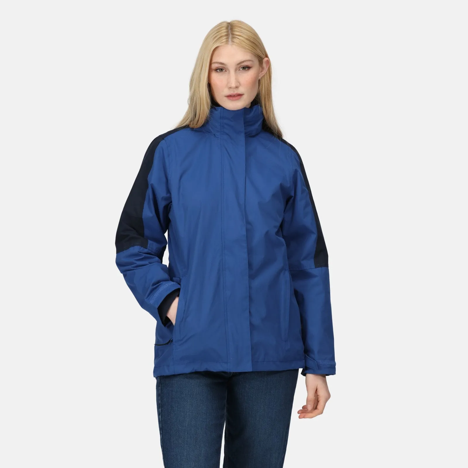 Non Restrictive Movement Cut Regatta Professional Womens Defender III Waterproof 3 in 1 Jacket