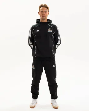 Thermal Lock Stitching Newcastle United adidas Men's Urban Purist Black Doubleknit Hoodie