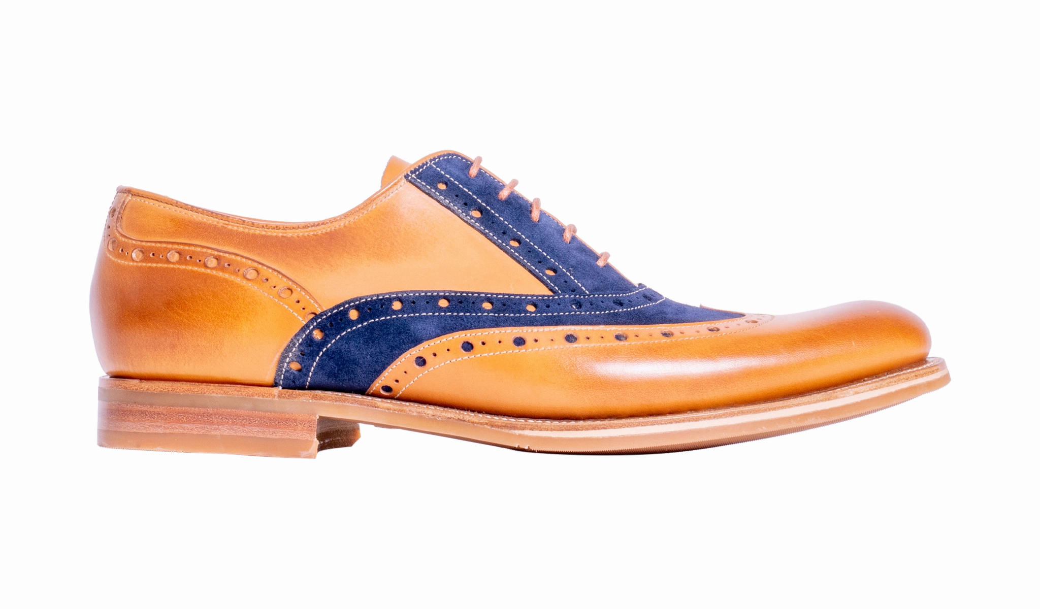 Classic Loafers Abingdon - Cedar Calf/Navy Suede