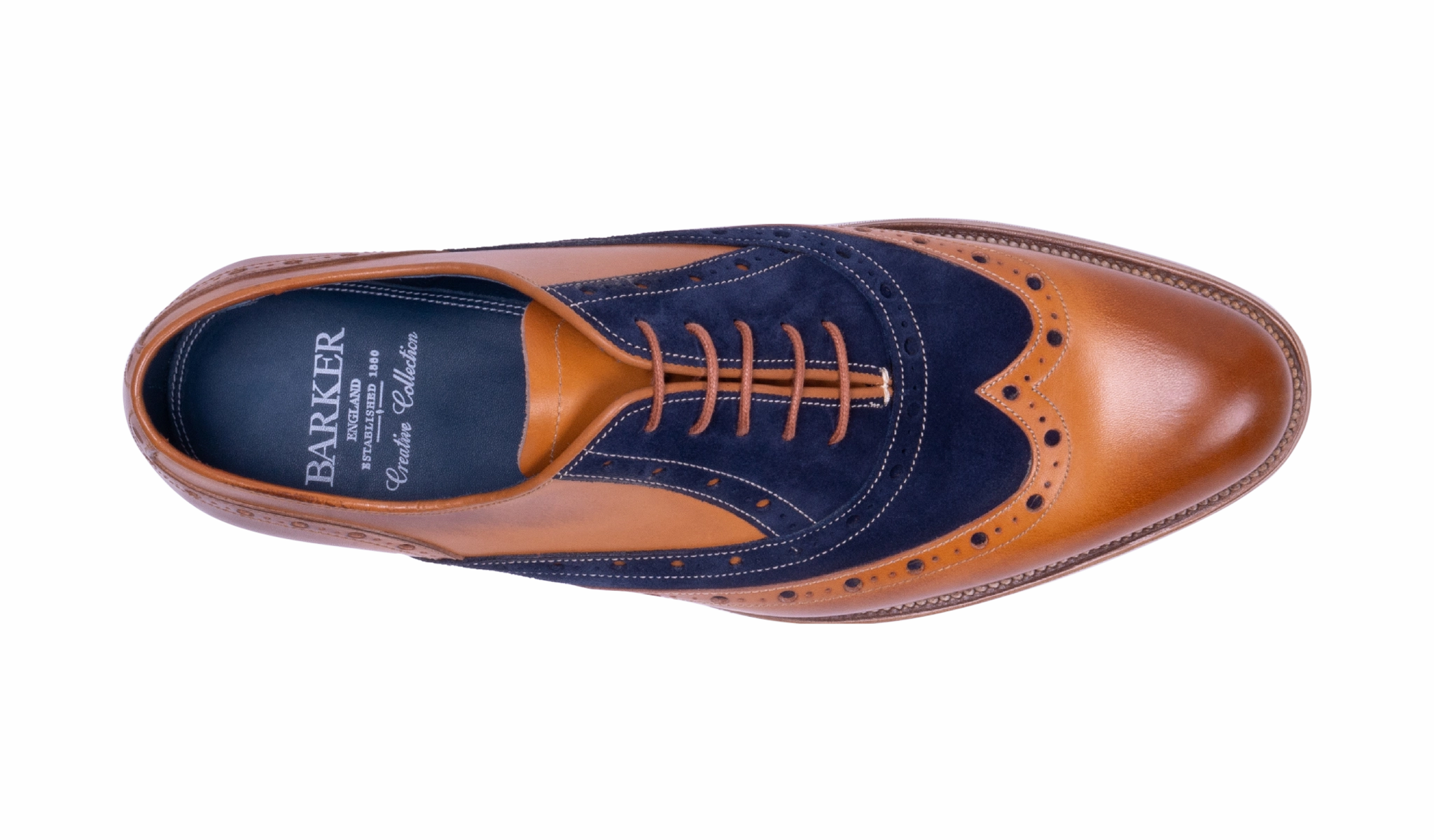 Matte Finish Interview Day Abingdon - Cedar Calf/Navy Suede