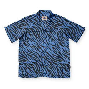 high-low hem TIGRRRR blue