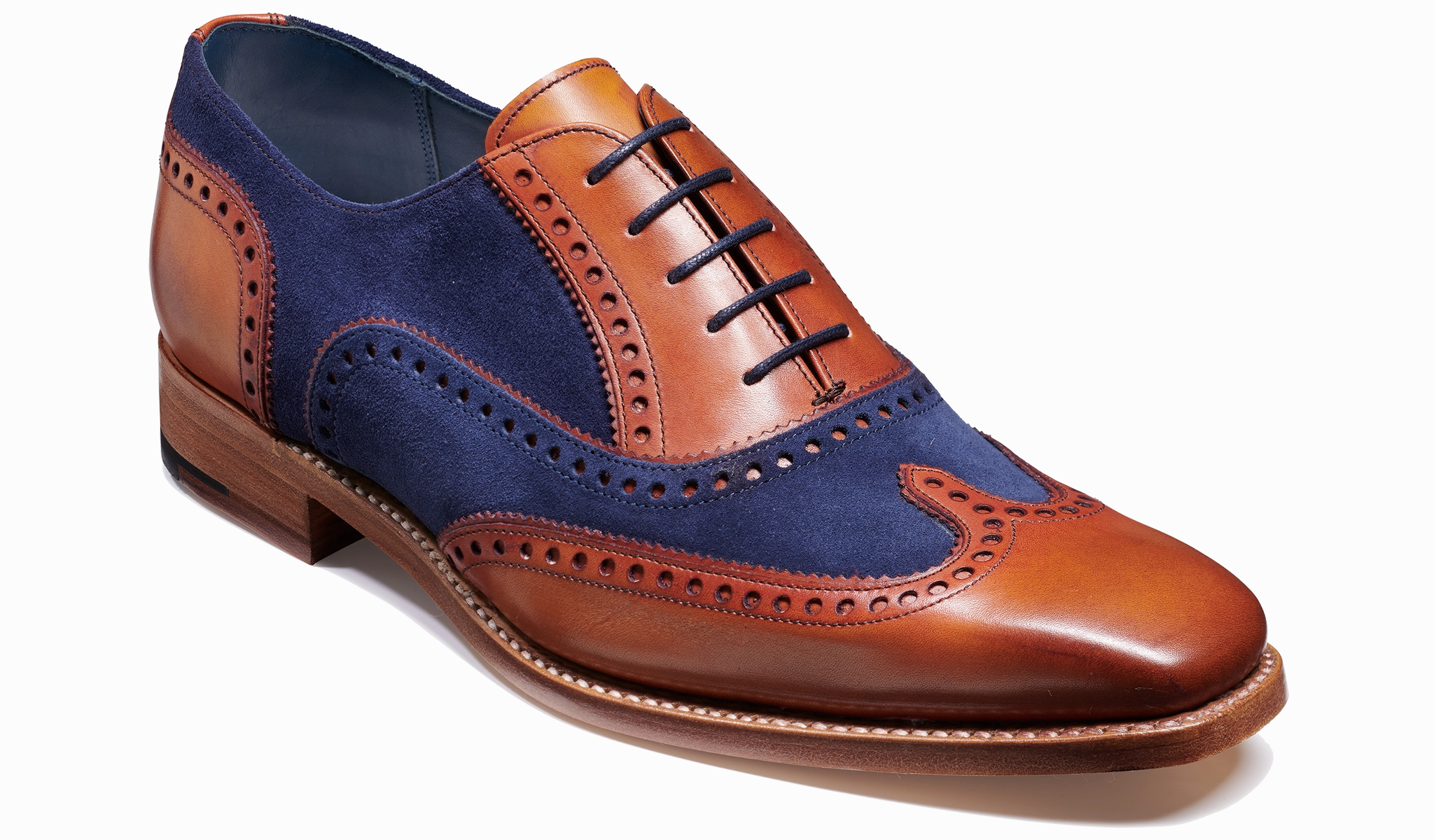Presentation Oxfords Spencer - Antique Rosewood / Navy Suede
