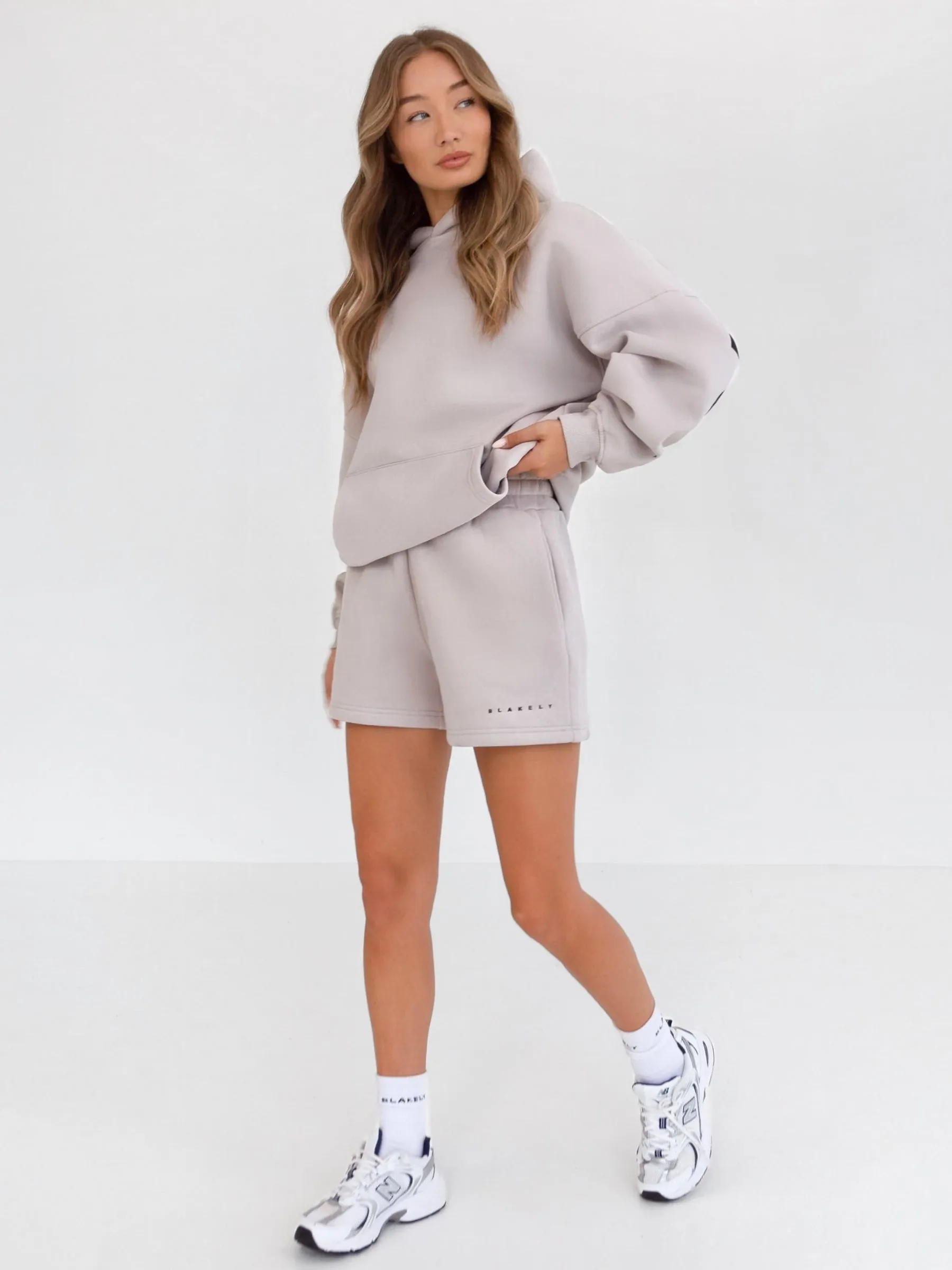 Chill Comfort Fit Isabel Jogger Shorts - Stone