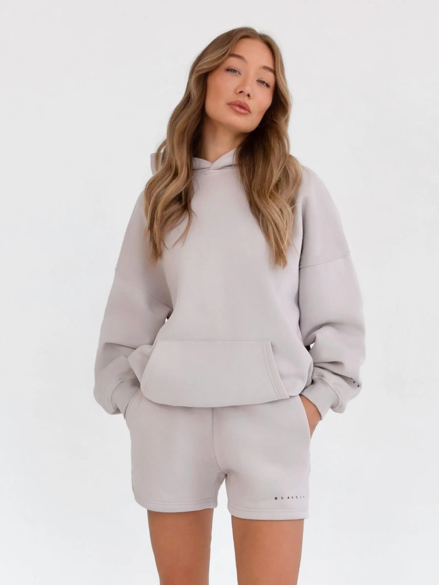 Comfy Wear Isabel Jogger Shorts - Stone