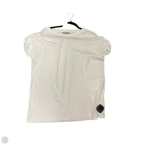 Top Short Sleeve Designer By All Saints In White, Size: M Weekend Wear Comfortable Layer