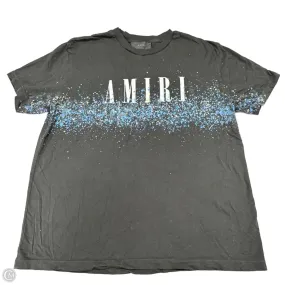 Top Short Sleeve Designer By Amiri In Black, Size: S Sporty Top