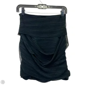 Top Short Sleeve Designer By Bcbgmaxazria In Black, Size: Xs LayeredHemDetails Cozy and Soft