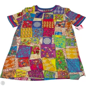 Top Short Sleeve Designer By Johnny Was In Multi-colored, Size: M Non Restrictive Cut Tear Resistant Knit