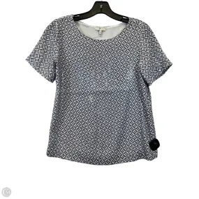 Top Short Sleeve Designer By Joie In Grey & White, Size: Xs ZeroDistressFinish casual and comfortable
