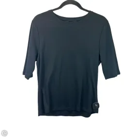Easy Fit Comfortable And Versatile Top Short Sleeve Designer By Karen Millen In Black, Size: Xxl