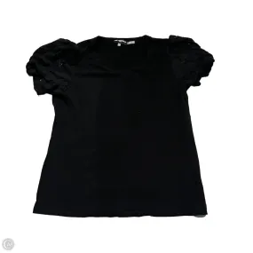 Top Short Sleeve Designer By Karl Lagerfeld In Black, Size: L Elastic Fit Cycling endurance