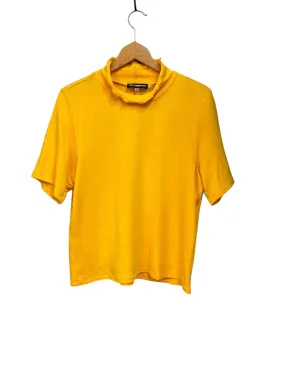Classic Chic Clean Cut Top Short Sleeve Designer By Karl Lagerfeld  Size: Xl