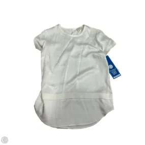 Top Short Sleeve Designer By Kate Spade In Cream, Size: S Sporty Vibe